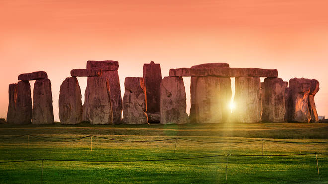 stonehenge sunshine